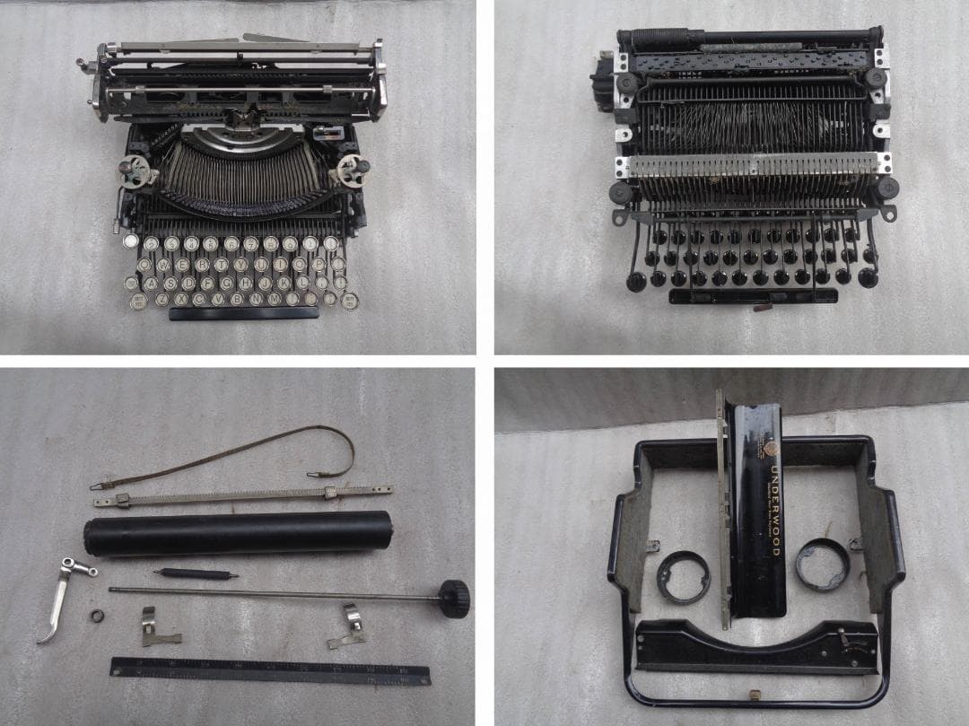 実働品　UNDERWOOD FOUR BANK アンダーウッドタイプライター