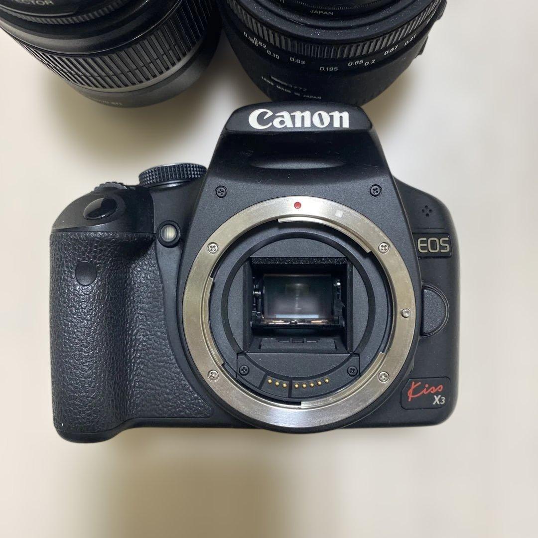 Canon EOS Kiss ‪‪X3 デジタル一眼レフカメラ レンズ セット
