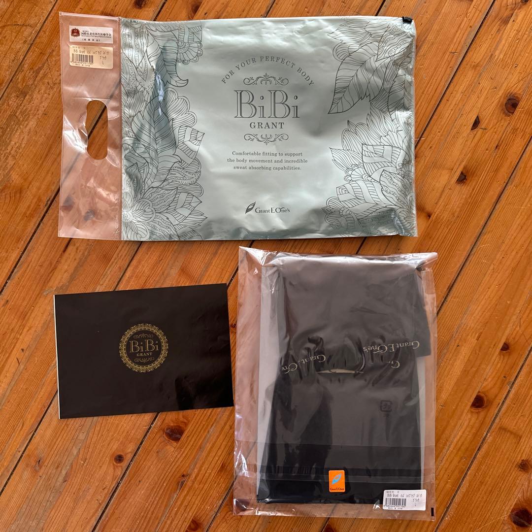 BiBi grantメンズシェイプアップスパッツ ブラック Ｌ