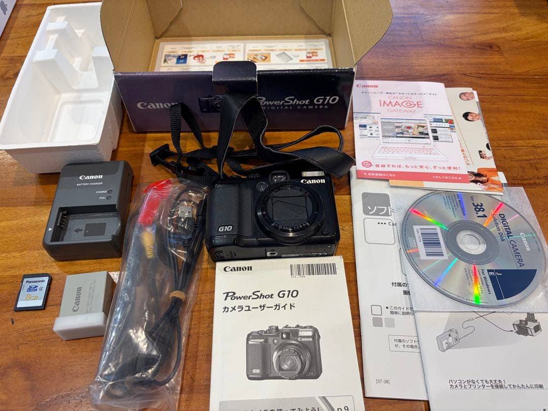 【動作確認済・箱付】Canon PowerShot G10 付属品あり
