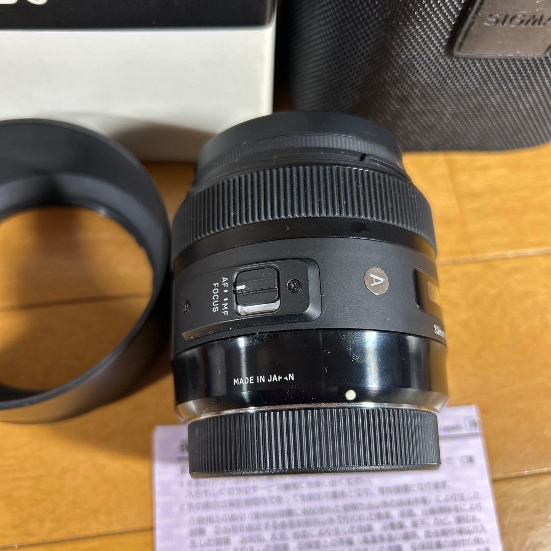 SIGMA 30mm F1.4 DCHSMレンズfilter size 62mm
