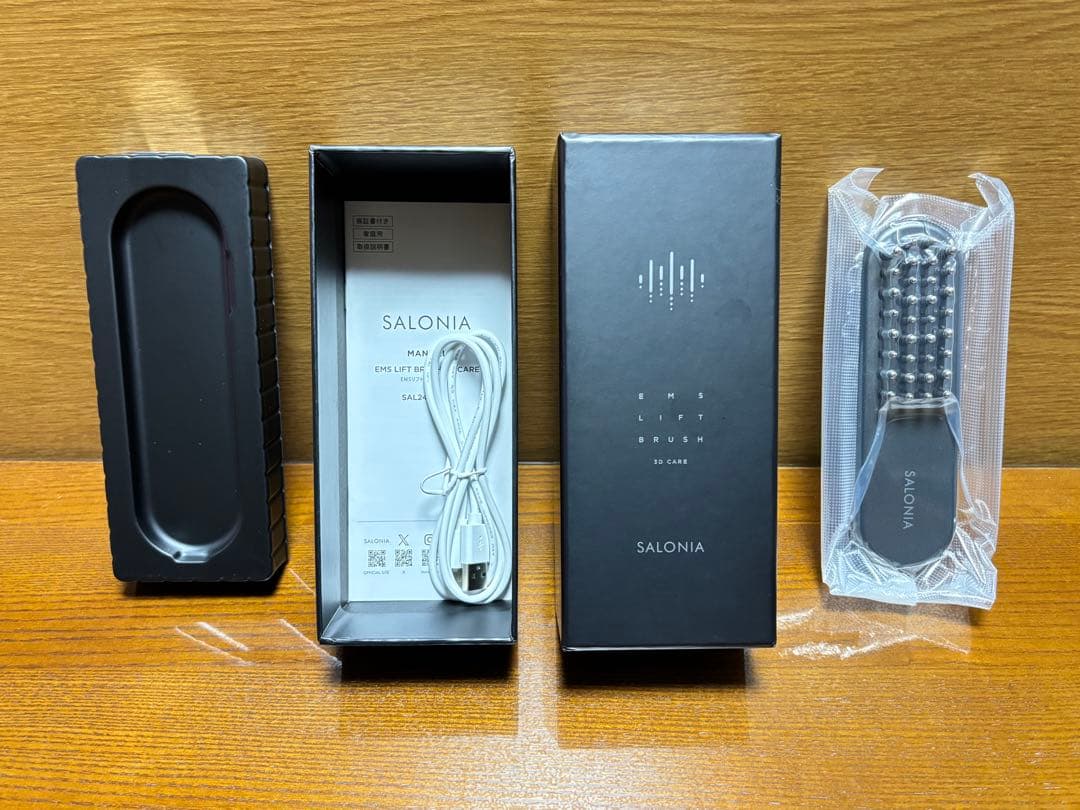 ボディ・フェイスケア SALONIA EMS LIFT BRUSH 3D CARE SAL24305