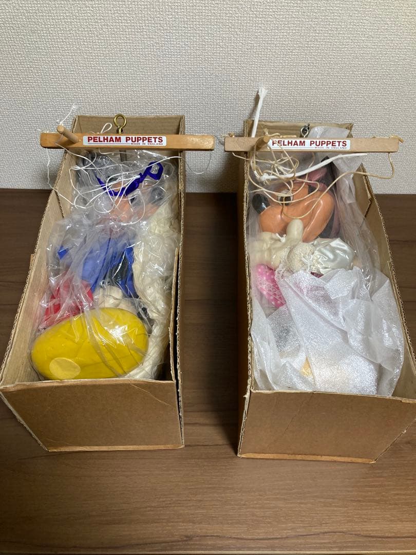 Pelham ミッキーマウス　ミニーマウス　Puppet 操り人形　ヴィンテージ