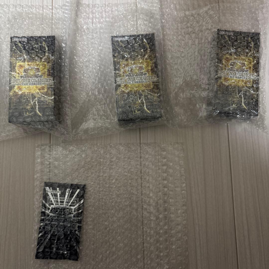 遊戯王リミットオーバーコレクション　ヒーローズ　3BOXシュリンク付　プロモ付