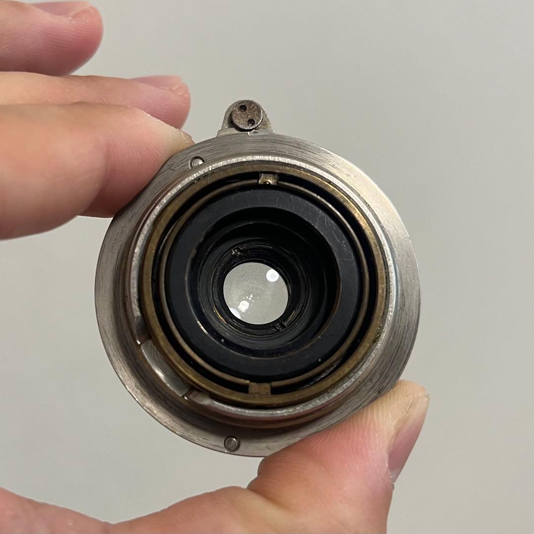 Leica Nickel Elmar 3.5cm F3.5 純正黒キャップ付