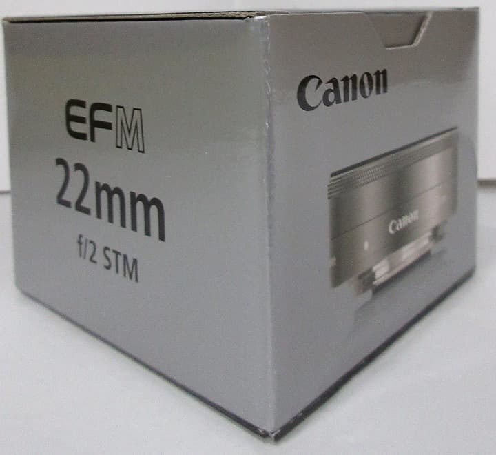 【値下済】Canon 単焦点広角レンズ シルバー ミラーレス一眼対応