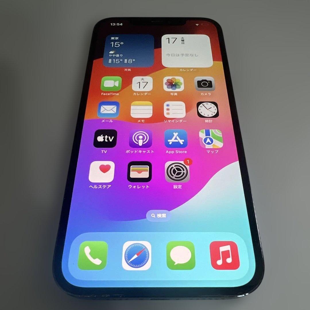 Apple　iPhone　12　pro　Max　256GB　パシフィックブルー