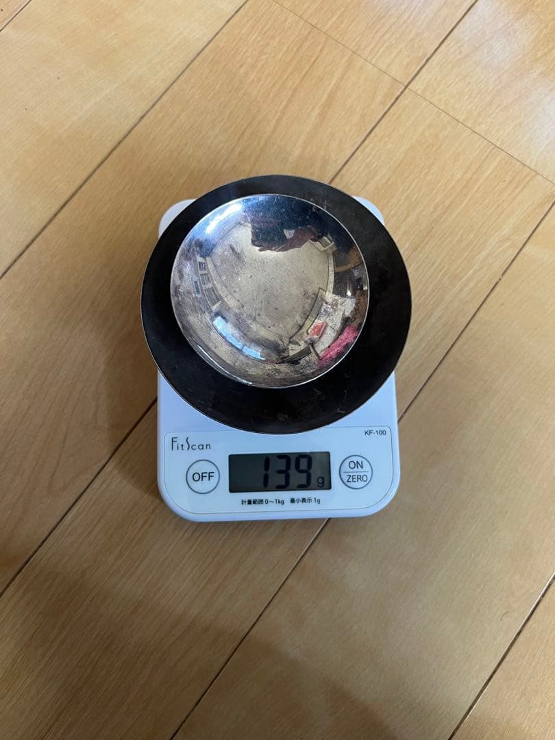 純銀 Silver 銀杯 139g 造幣局刻印あり