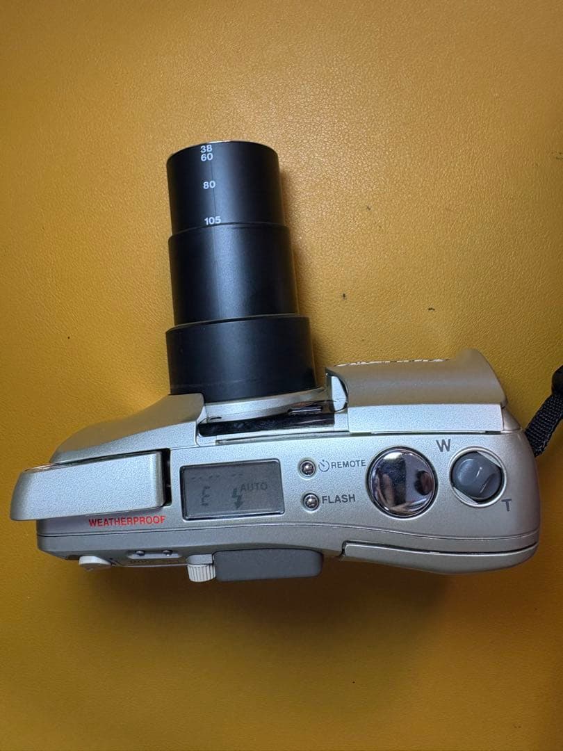 OLYMPUS μ[mju:] ZOOM 105 コンパクトフィルムカメラ　動作
