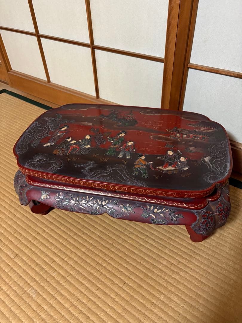 アンティーク飾り台　香炉台　花台　骨董