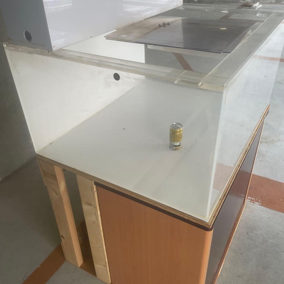 アクリル水槽９０cmx７５cm x４５cm厚み８mm