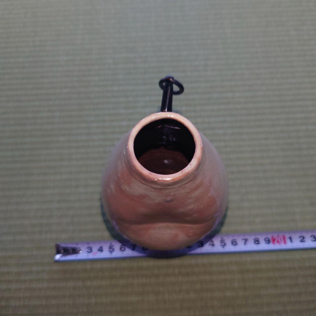 十三代 田原陶兵衛 萩焼 掛花入 共箱 茶道/茶道具