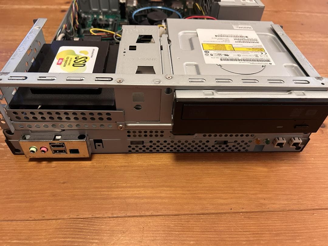 intel12世代i5cpu省スペース型パソコンセットSSD2基搭載メモリ32Ｇ