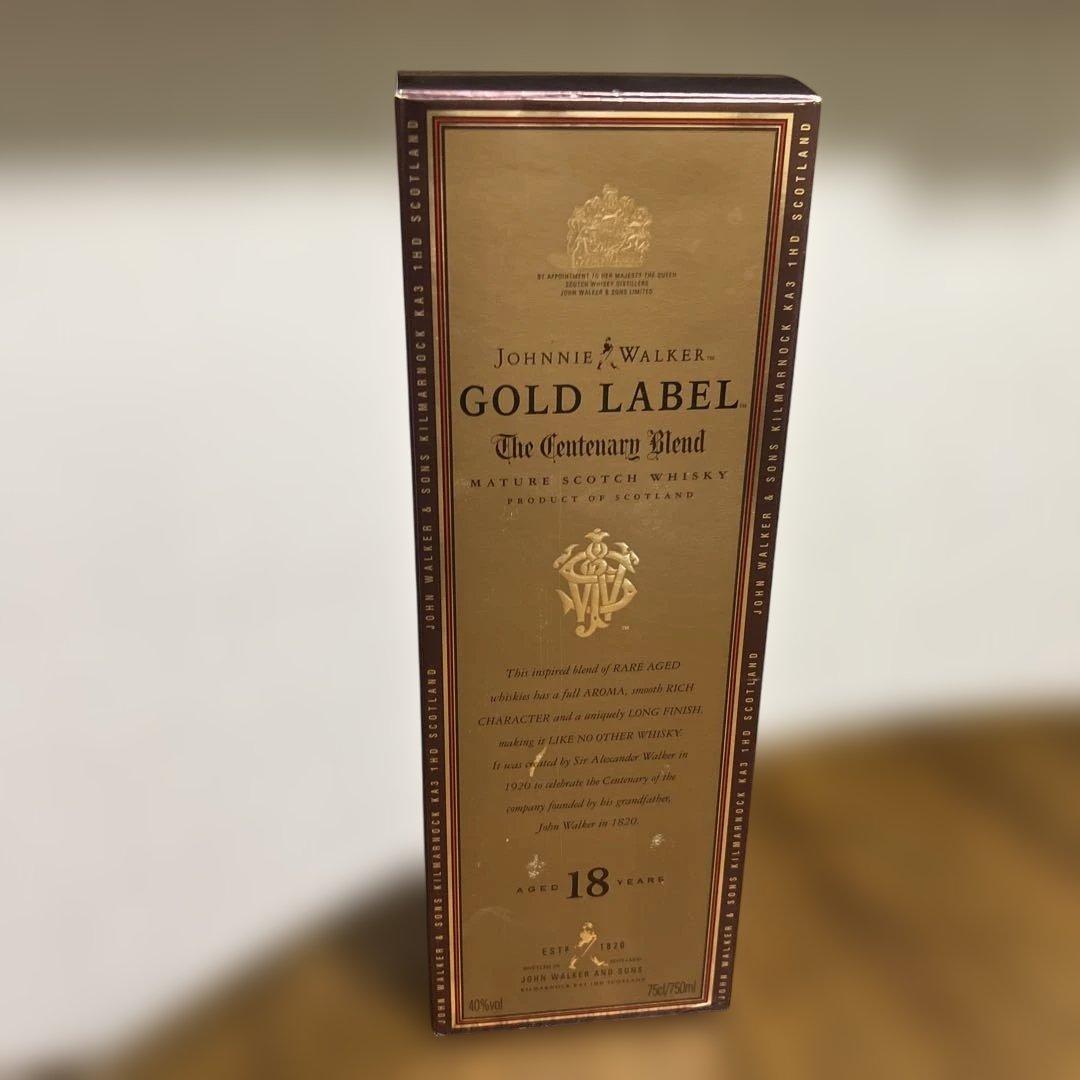 希少　ジョニーウォーカー ゴールドラベル 18年 750ml