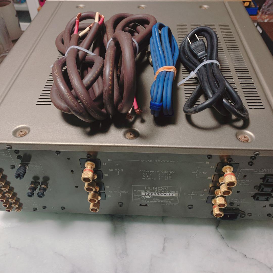往年の名機■DENON プリメインアンプ 　 PMA-2000Ⅱ■簡単動作確認済