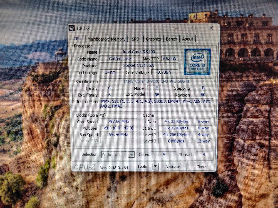 「ジャンク」B360＋i3＋DDR4 8GBセット