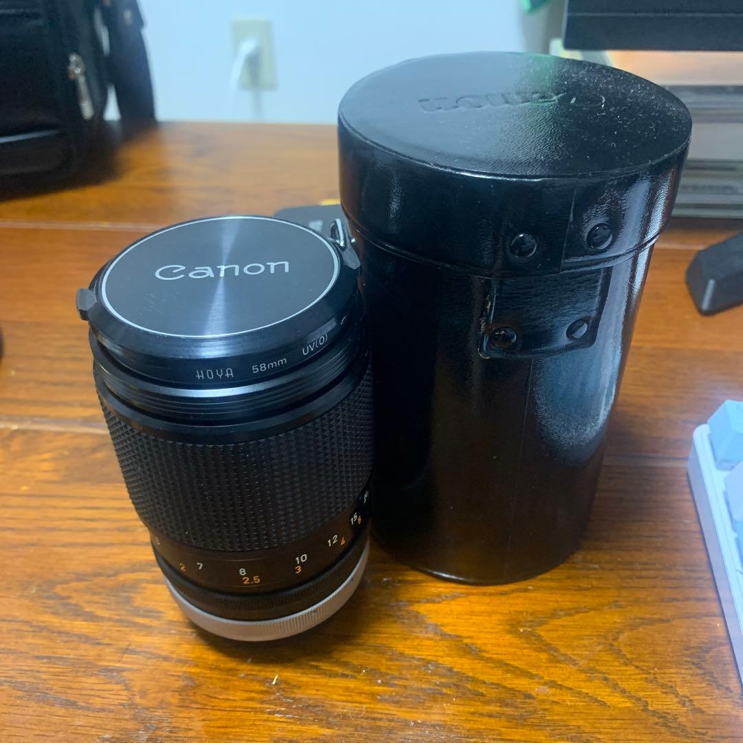 キャノンカメラセットCanon FTb, FD 50mm, 135mmレンズ付き