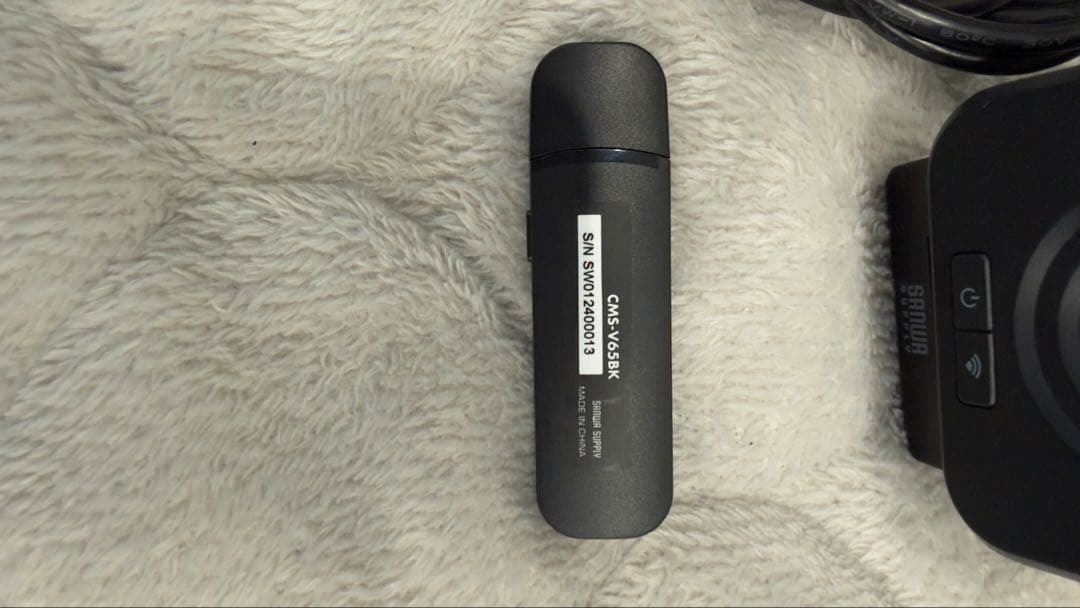 ほぼ未使用　訳ありで　ワイヤレスWEBカメラ USB-C CMS-V65BK
