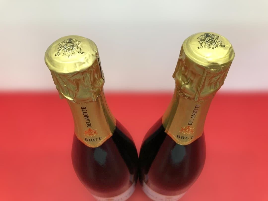 未開栓 DELAMOTTE BRUT シャンパンーニュ 750ml 2本セット