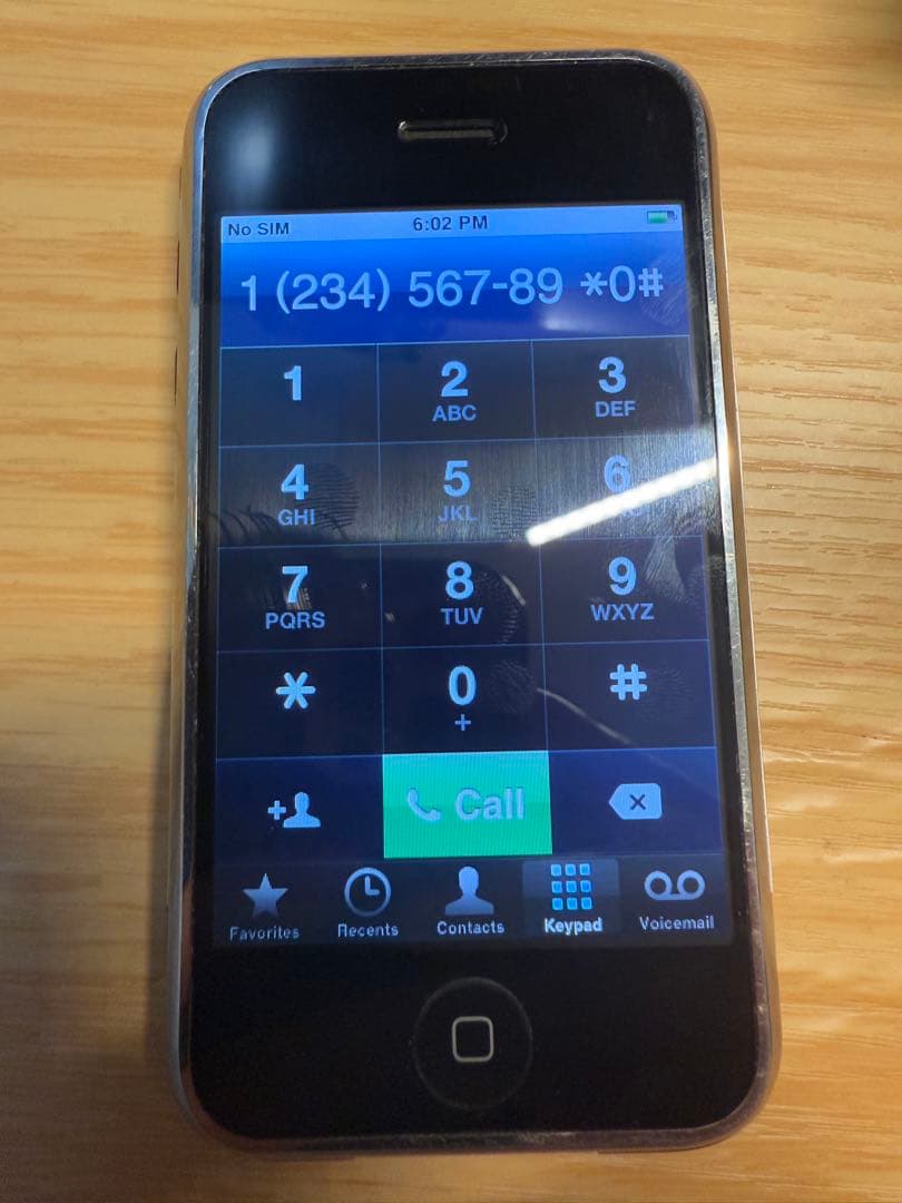 iPhone 2G 極美品 8GB 初代iPhone　第1世代 A1203