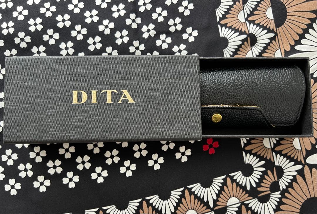 DITA BIRCH BLACK GOLD 伊達メガネ