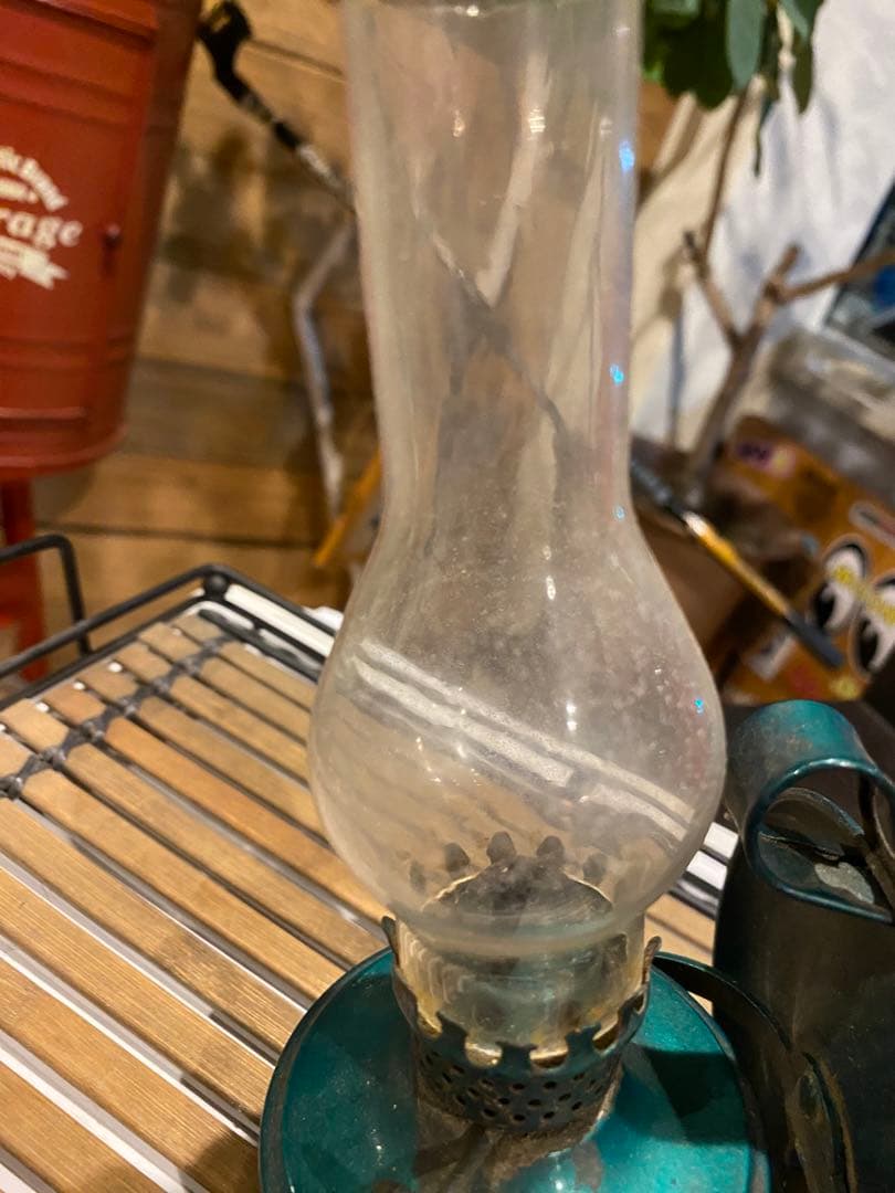 当時物 昭和レトロ 卓上 壁掛け 2WAY オイルランプ
