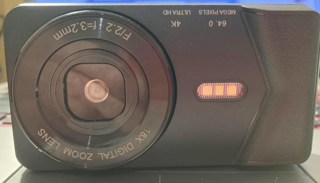 Aデジカメ 4K デジタルカメラ 6400万画素 Type-Cケーブルでスマホ連