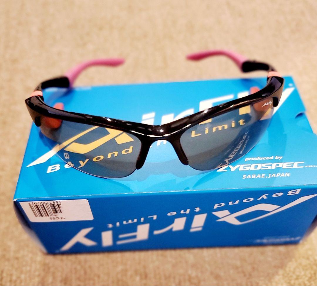 AirFly ノーズパッドレススポーツサングラス ブラック AF102 C5S