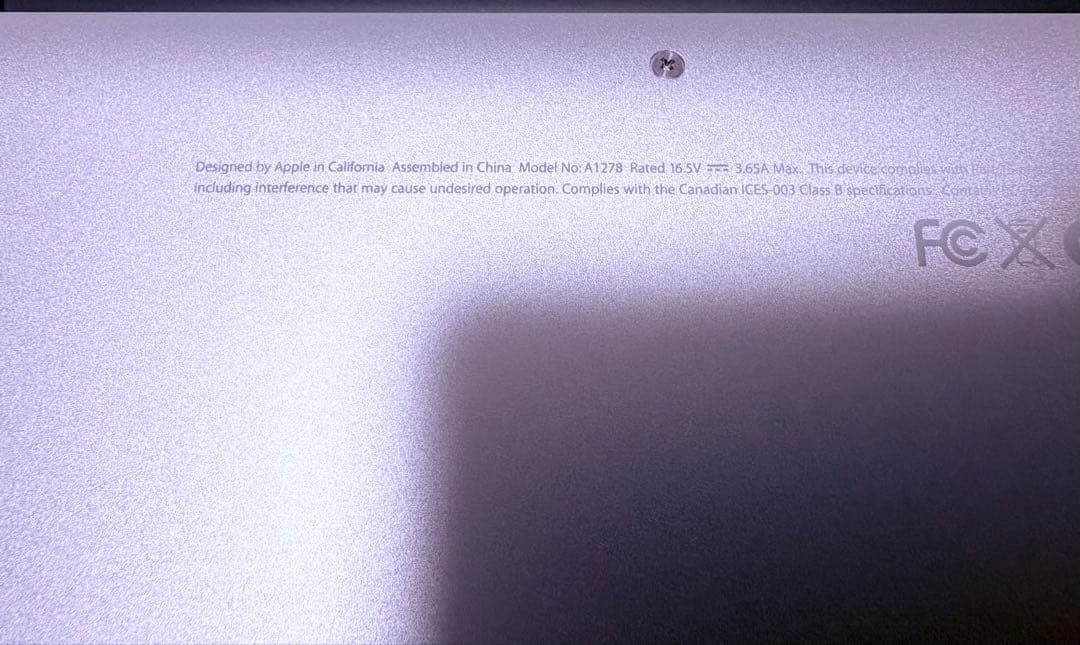 Apple MacBookpro A1278 13インチ