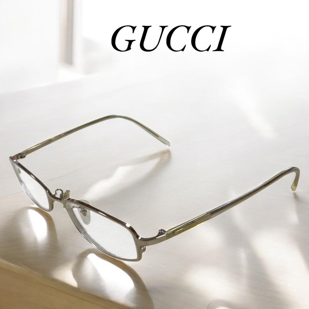 【美品】 GUCCI グッチ 眼鏡 メガネフレーム 度入り GG 1666J