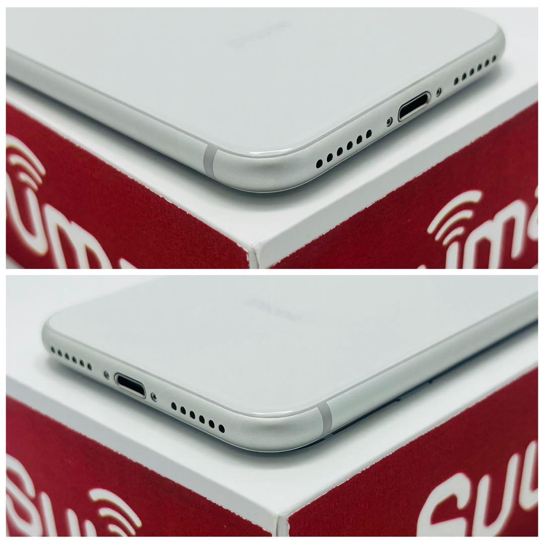 【B】iPhone 8 256GB SIMフリー　シルバー　本体