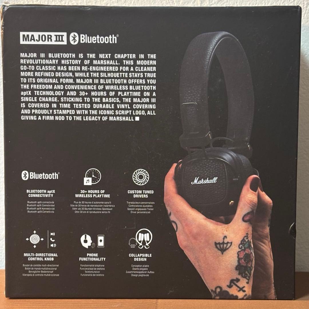 Marshall Major V ヘッドフォン ブラック