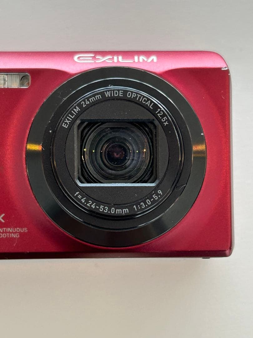 Casio EXILIM EX-ZR300 エンジ色 コンパクトデジカメ