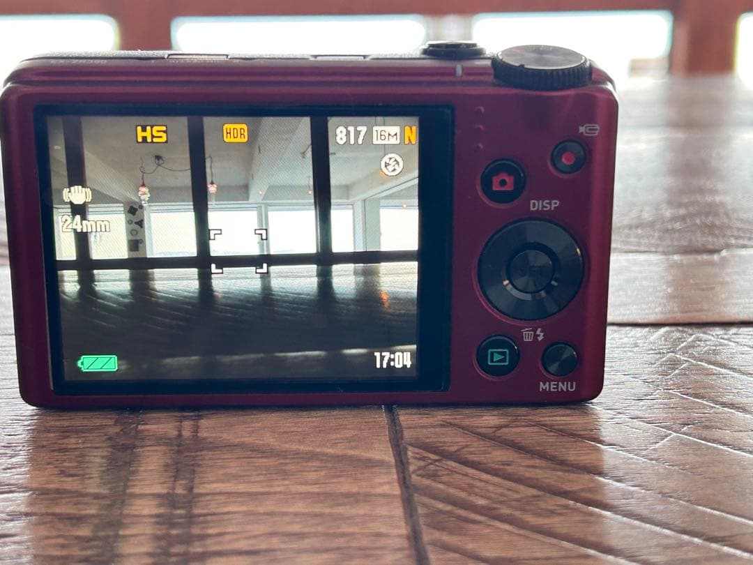 Casio EXILIM EX-ZR300 エンジ色 コンパクトデジカメ