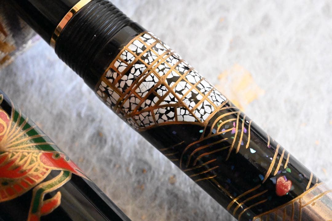 パーカー万年筆丸善限定、蒔絵、螺鈿