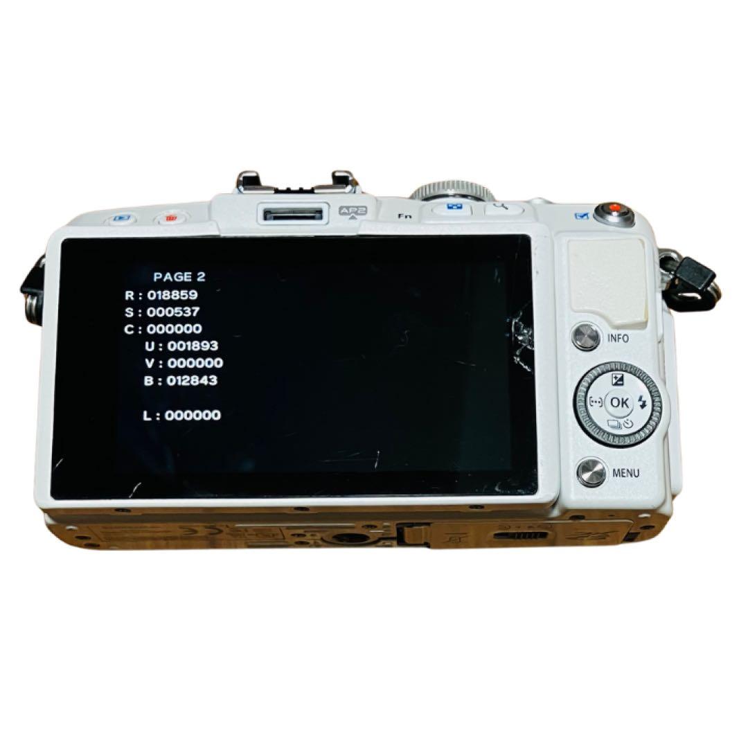 OLYMPUS PEN Lite E-PL6 ホワイト　ダブルズームキット