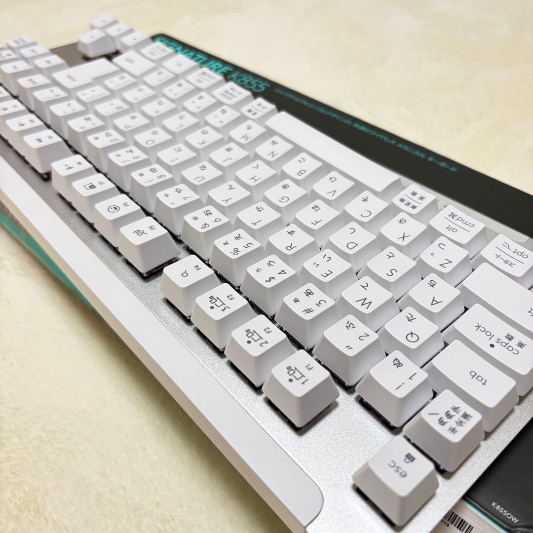 h*m様 logicool K855 オフホワイト JIS配列　ほぼ未使用
