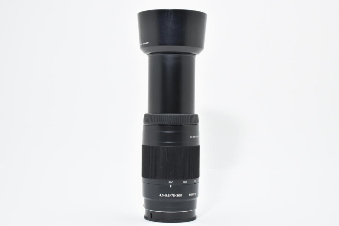 【極美品】SONY 75-300mm 望遠ズームレンズ【Kenkoフィルター付】