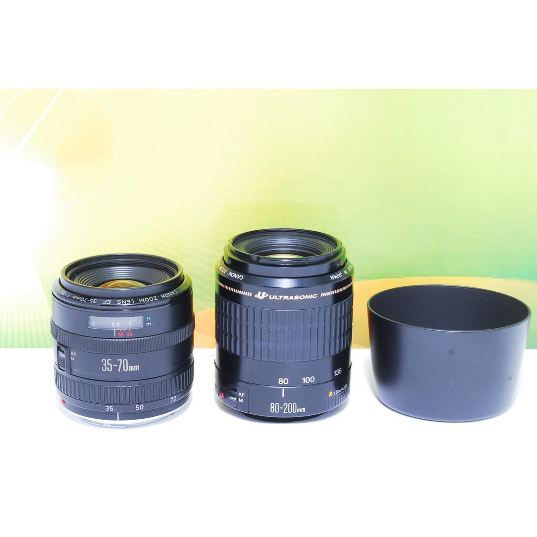 初心者おすすめ✨Canon kiss X7 ダブルレンズセット 一眼レフ 完動品