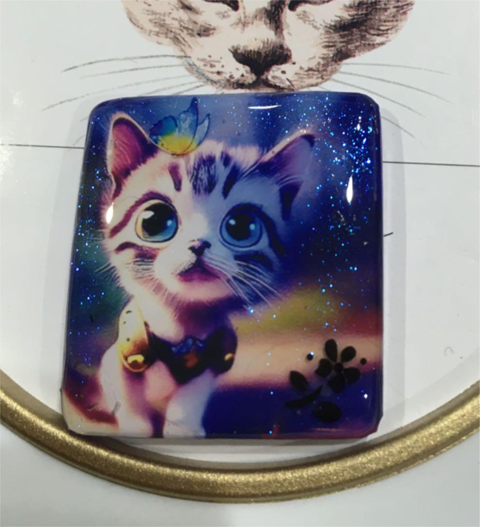 レジンヘアゴム♡猫戦士①  休息