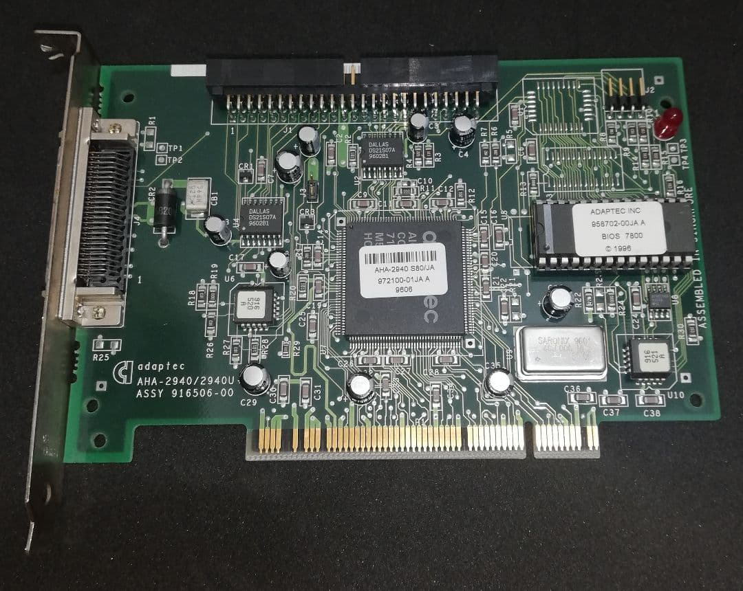動作未確認 SCSI インターフェイスボード