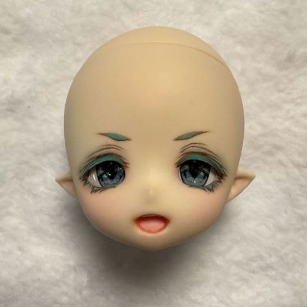 ◆キラルっ子◆imomodoll1/6 ヘッド＋アイ 奶霜色(セミホワイト）海兎
