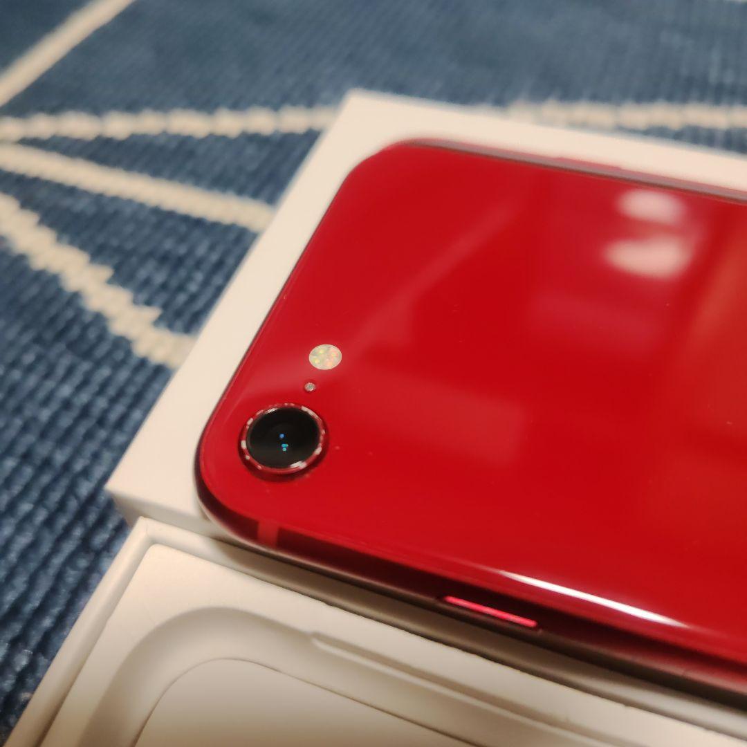 iPhone SE (第3世代) PRODUCT(RED) 本体　箱ケーブル付き