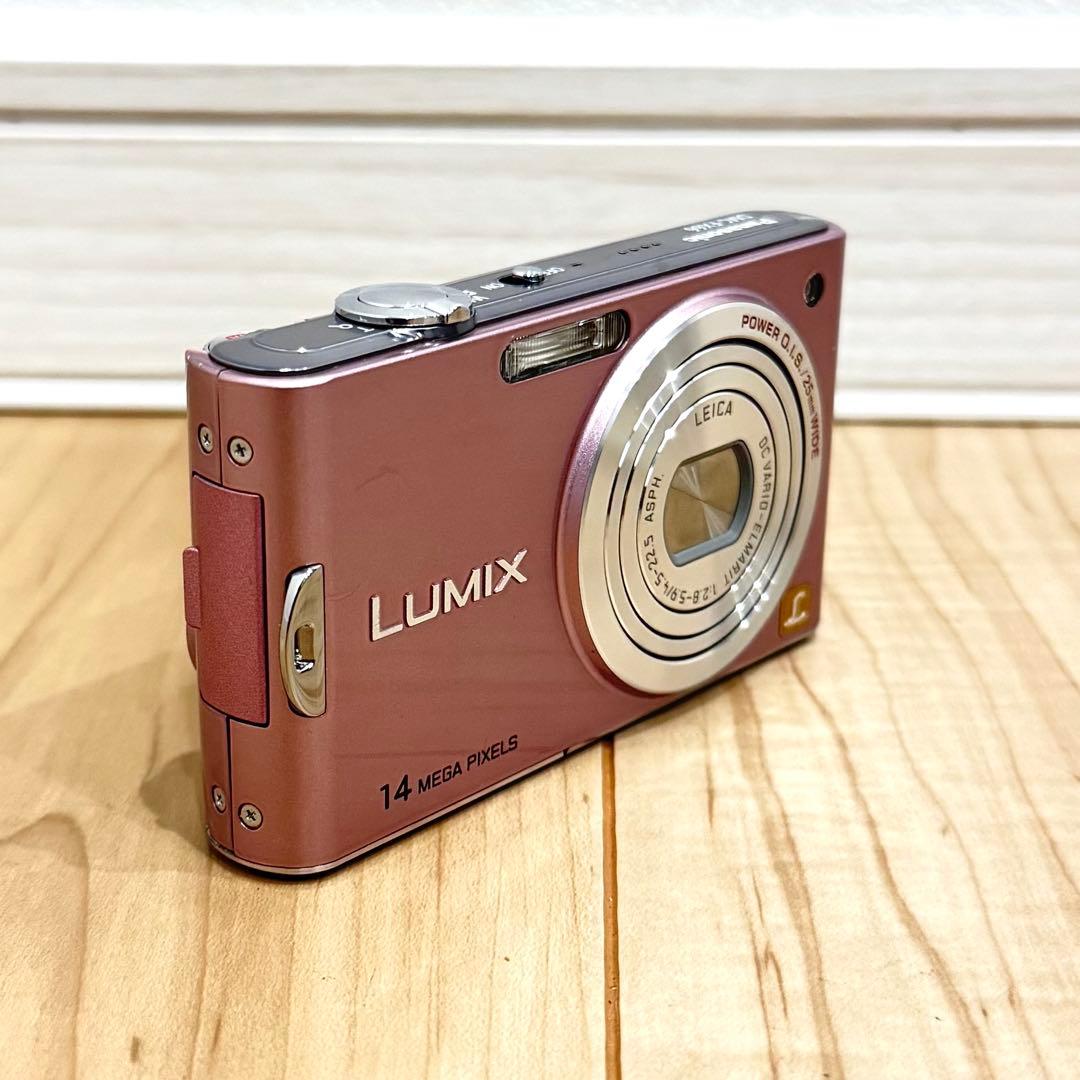 【美品】　Panasonic LUMIX DMC-FX66 デジカメ　ピンク