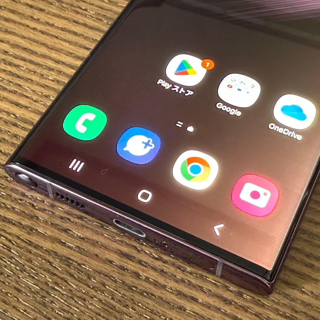 Galaxy S22 Ultra SCG14 au バーガンディ SIMフリー