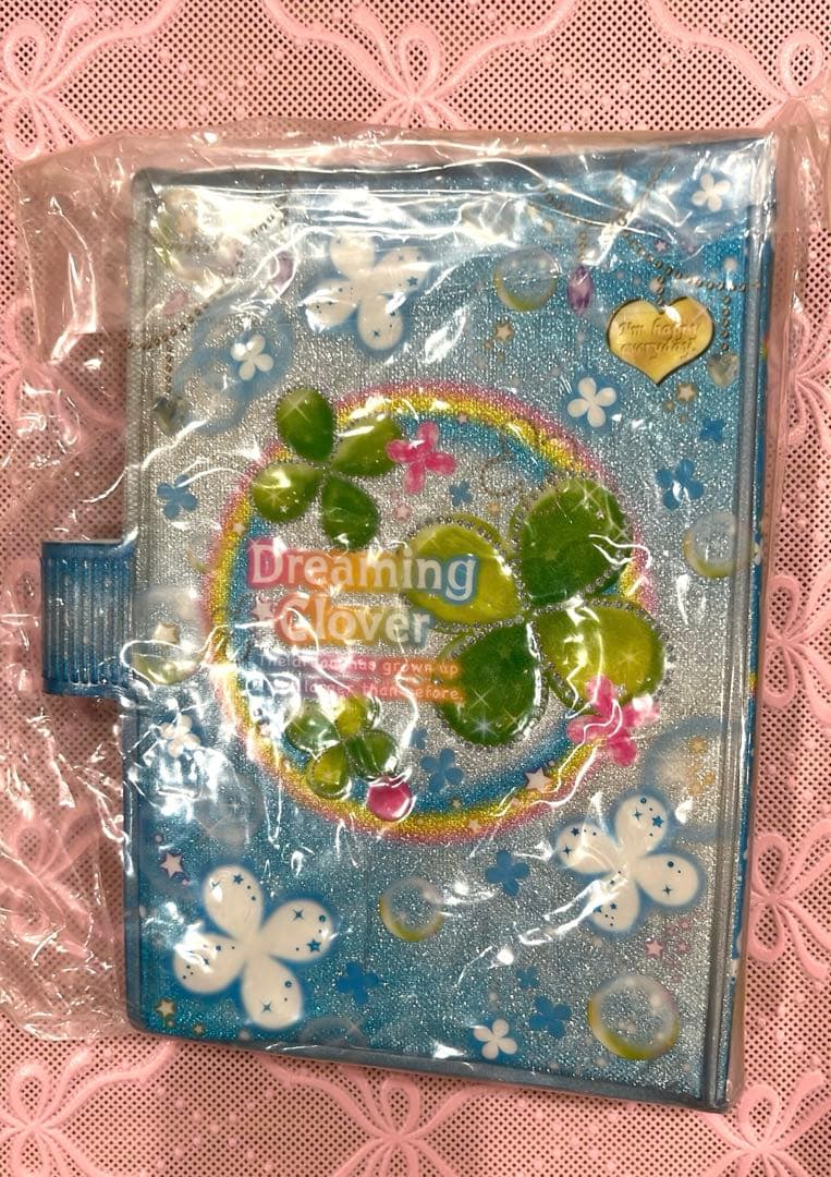 新品激レア平成当時物　キラキラクローバー　ロングサイズシール帳　シールバインダー