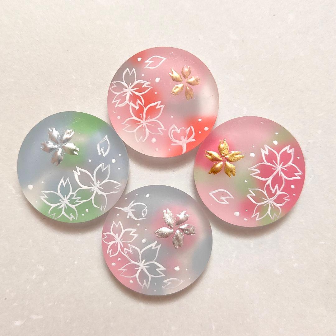 【1010】ハンドメイド　レジン　ヘアゴム　ポニーフック