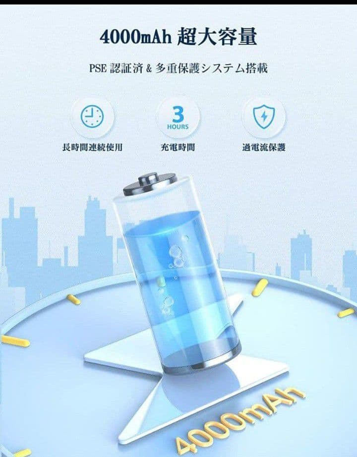 未使用 ネック扇風機 ネッククーラー 折りたたみ式 羽根なし ブラック