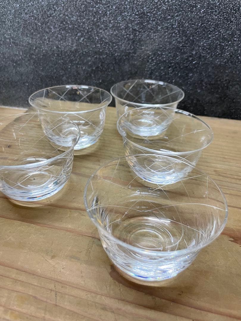 玻璃　茶器【m1042 茶道　茶道具　煎茶　ガラス　硝子　パイロン 】