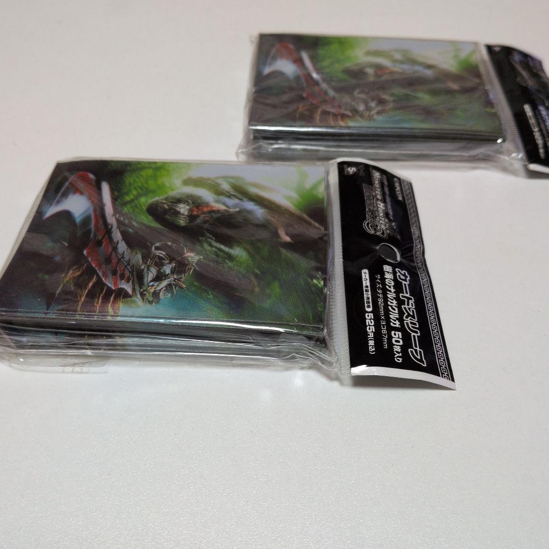 [未開封品]モンハンカードスリーブ 樹海のナルガクルガ 50枚入り 2組セット